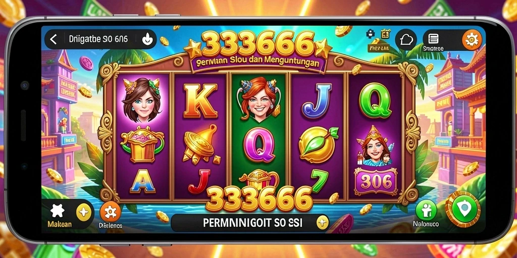 Screenshot gameplay Slot 333666 yang menarik dan penuh warna.