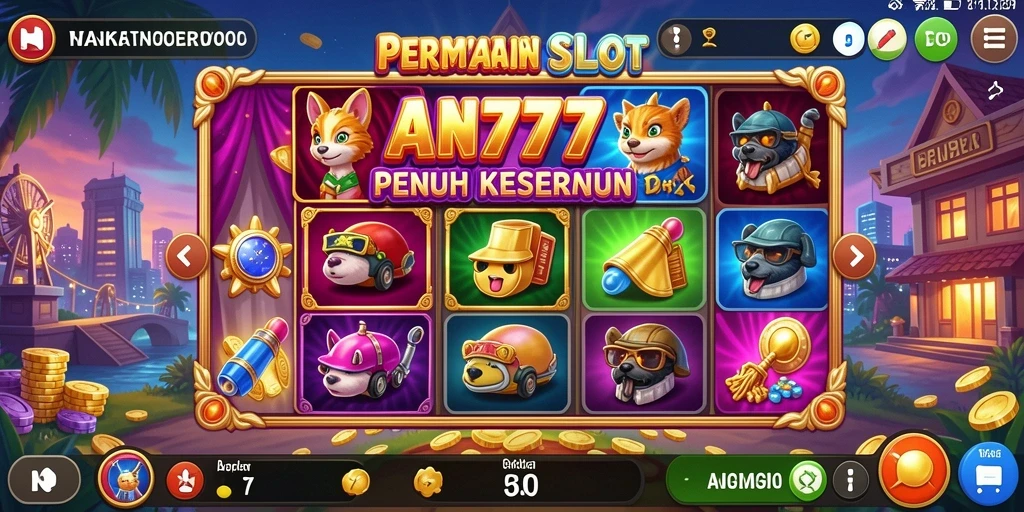 Tampilan menarik dari gameplay Slot AN777 yang mengasyikkan.