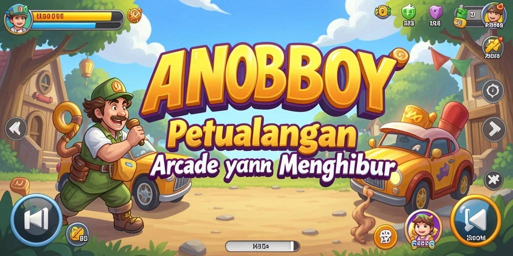 Tangkapan layar gameplay ANOBOY yang penuh aksi dan tantangan seru.