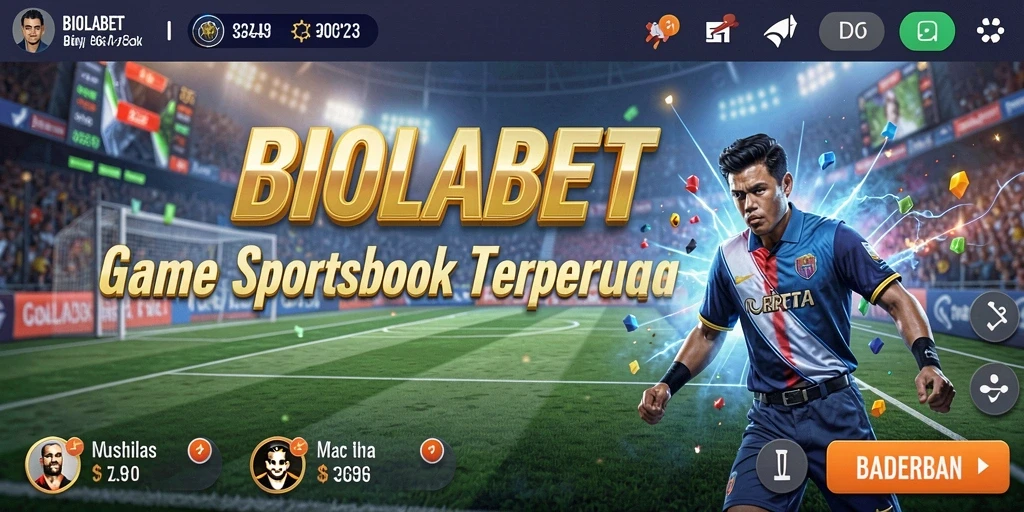 Tampilan seru dari gameplay Sportsbook BIOLABET.