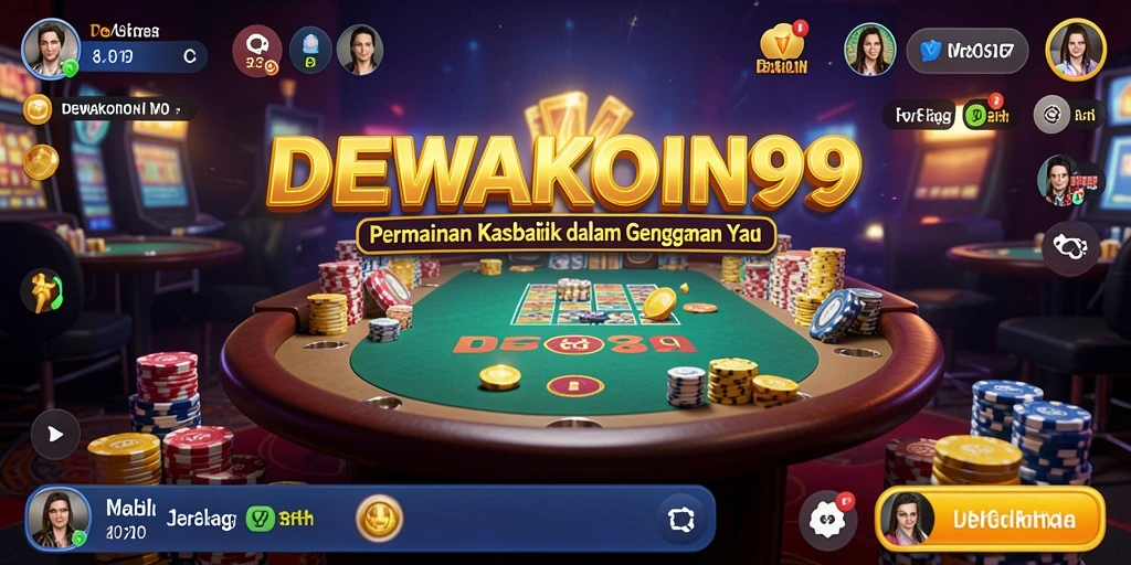 Screenshot gameplay DEWAKOIN99 menampilkan momen seru di kasino.