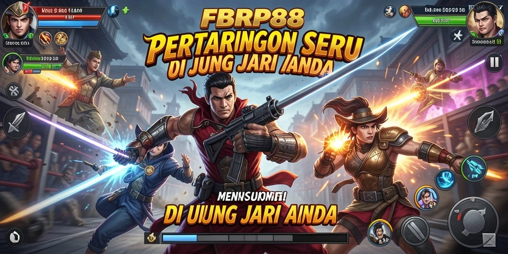 Screenshot gameplay petarungan yang intens di FBRP88.