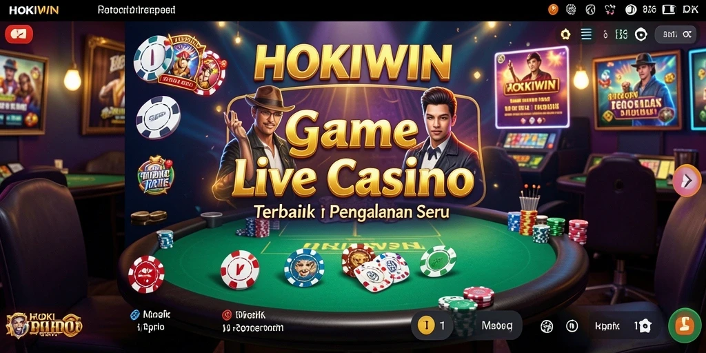 Tampilan grafis HOKIWIN yang memukau dalam permainan Live Casino.