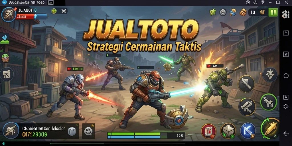 Tampilan gameplay strategis yang menegangkan di JUALTOTO.