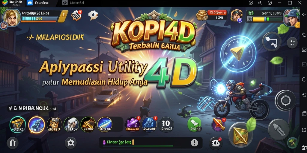 Tampilan antarmuka KOPI4D yang modern dan intuitif dalam penggunaan utility.