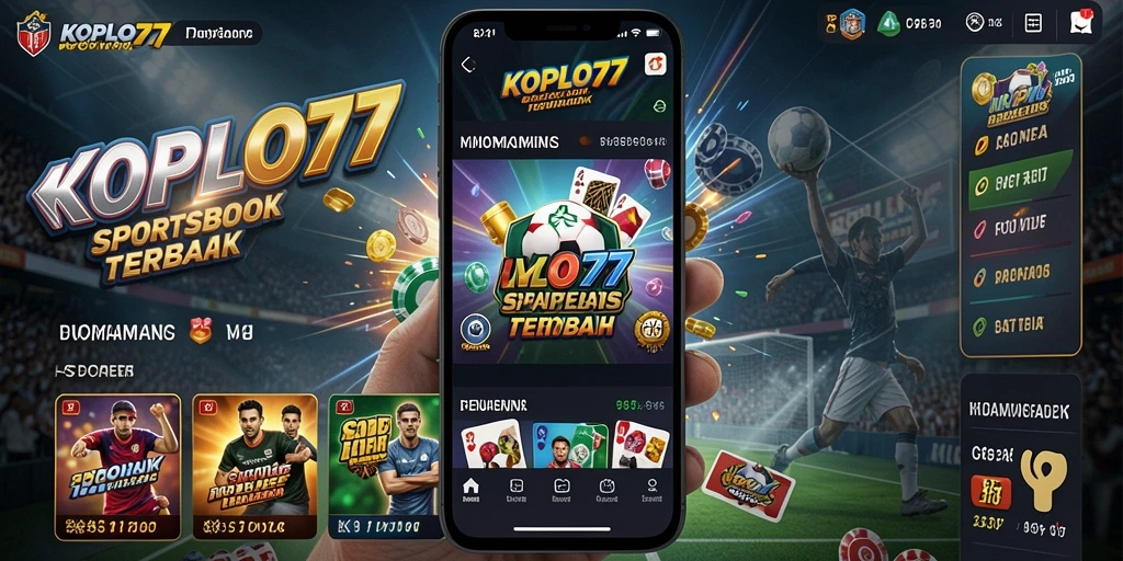 Tampilan utama KOPLO77 dengan pilihan taruhan olahraga.