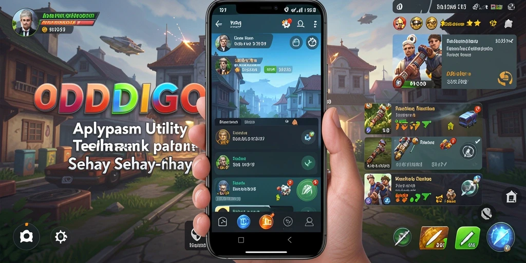 Tampilan utama ODDIGO menampilkan berbagai fitur solusi Utility.