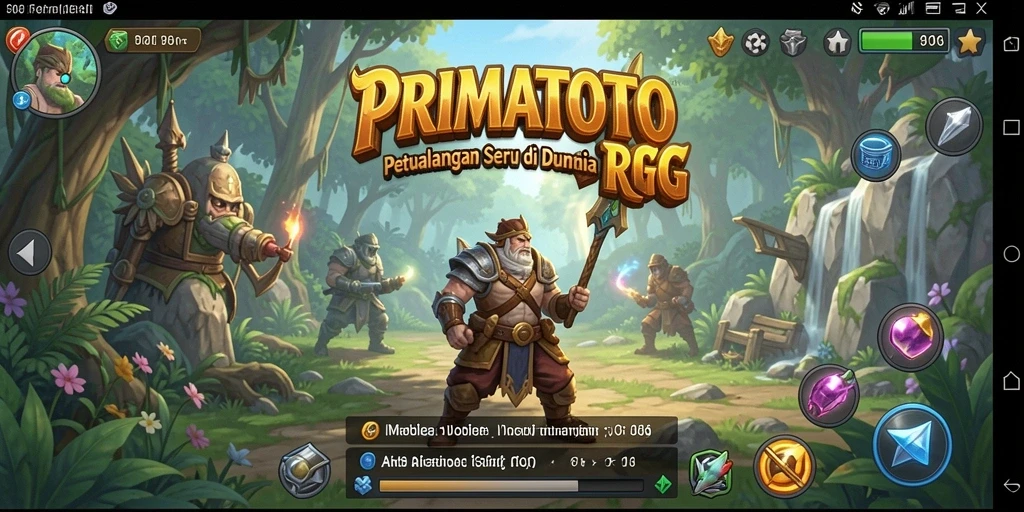 Tampilan gameplay seru di dunia fantasi PRIMATOTO.