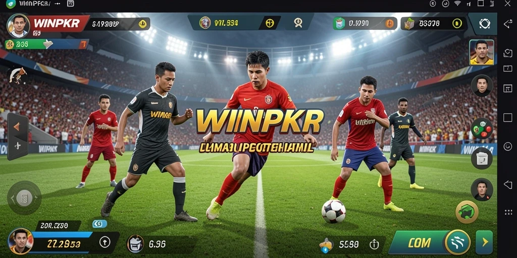 Screenshot gameplay <strong>WINPKR</strong> saat pertandingan seru antara pemain.