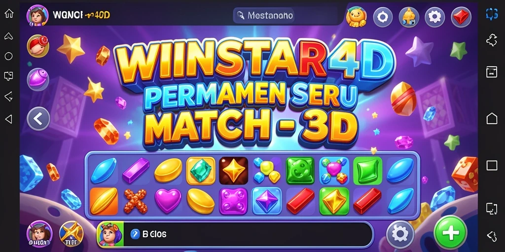 Tangkapan layar menunjukkan gameplay seru dari WINSTAR4D.