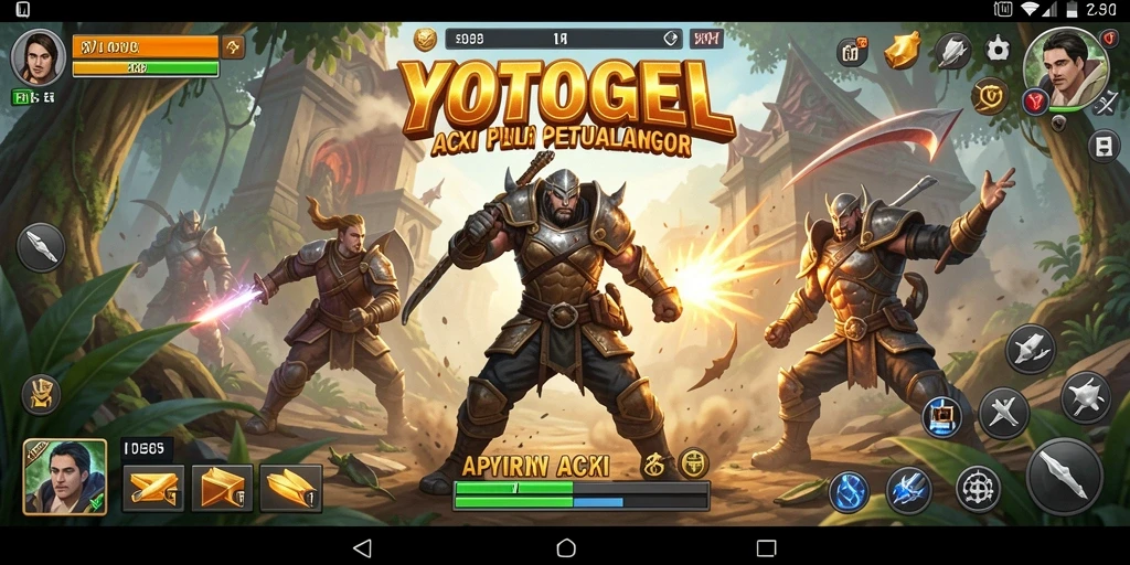 Tampilan gameplay YOTOGEL yang seru dan mendebarkan.
